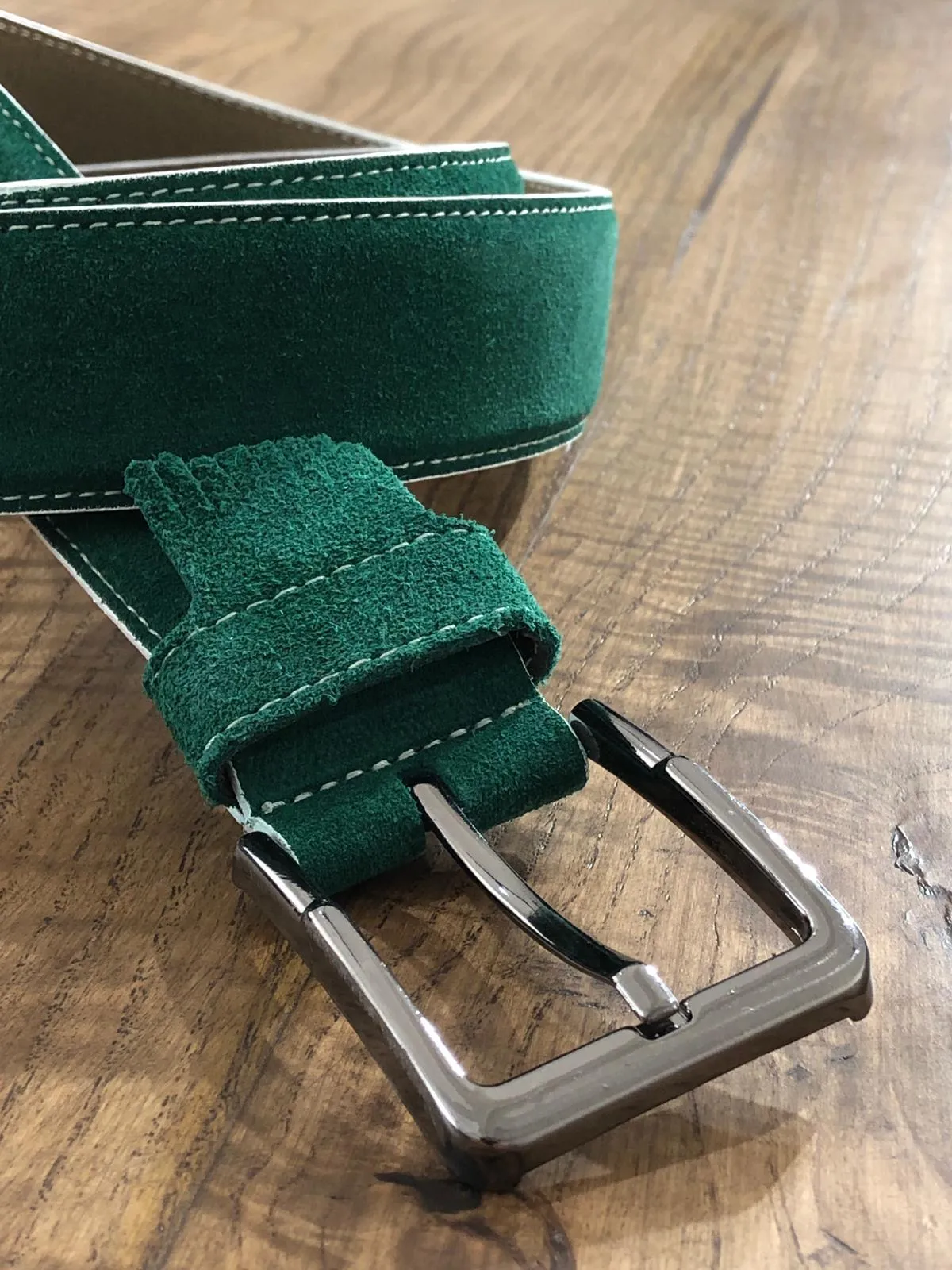 Suede Tasseled Detailed Leather Belts in 5 Colors