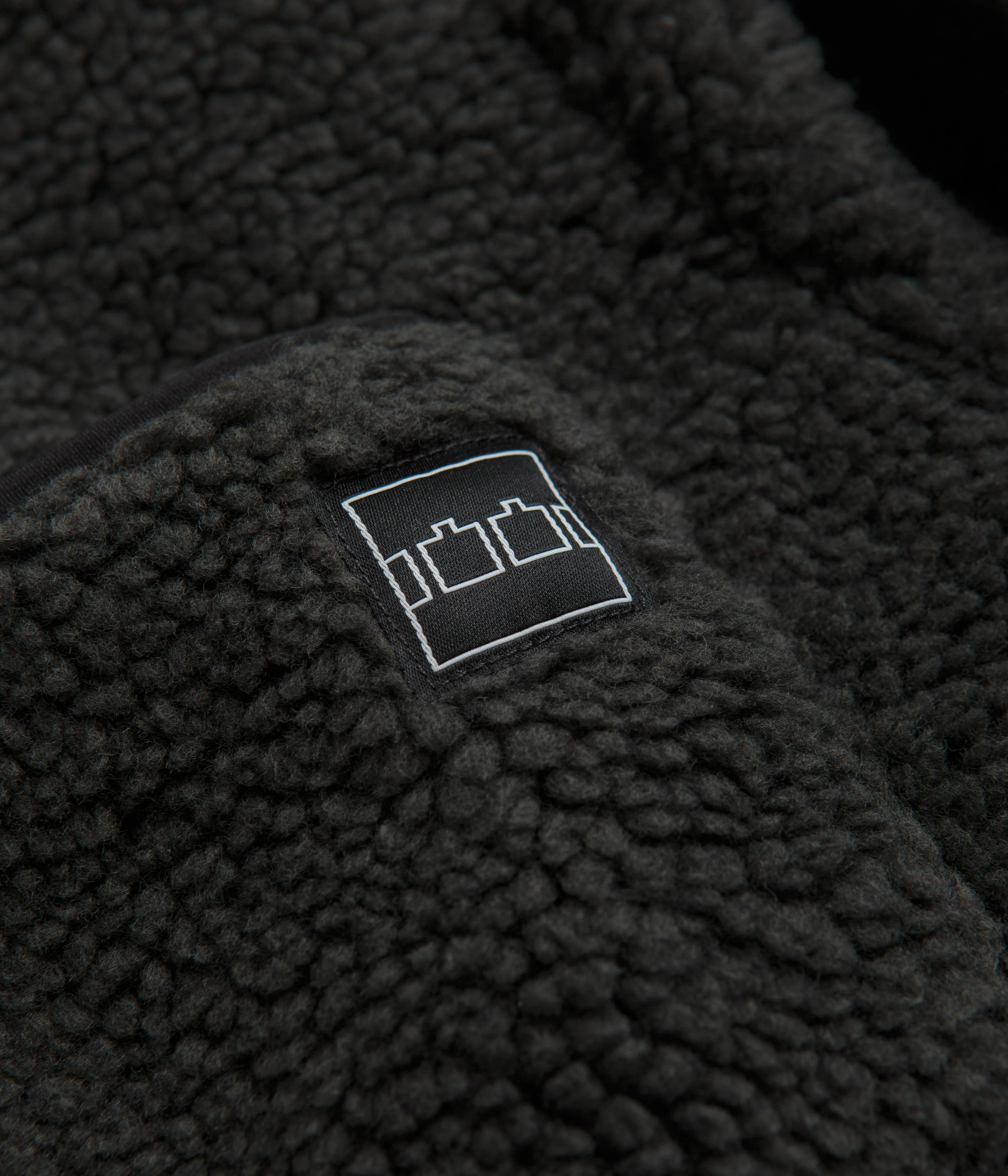 The Trilogy Tapes Zip Fleece - Charcoal / Black