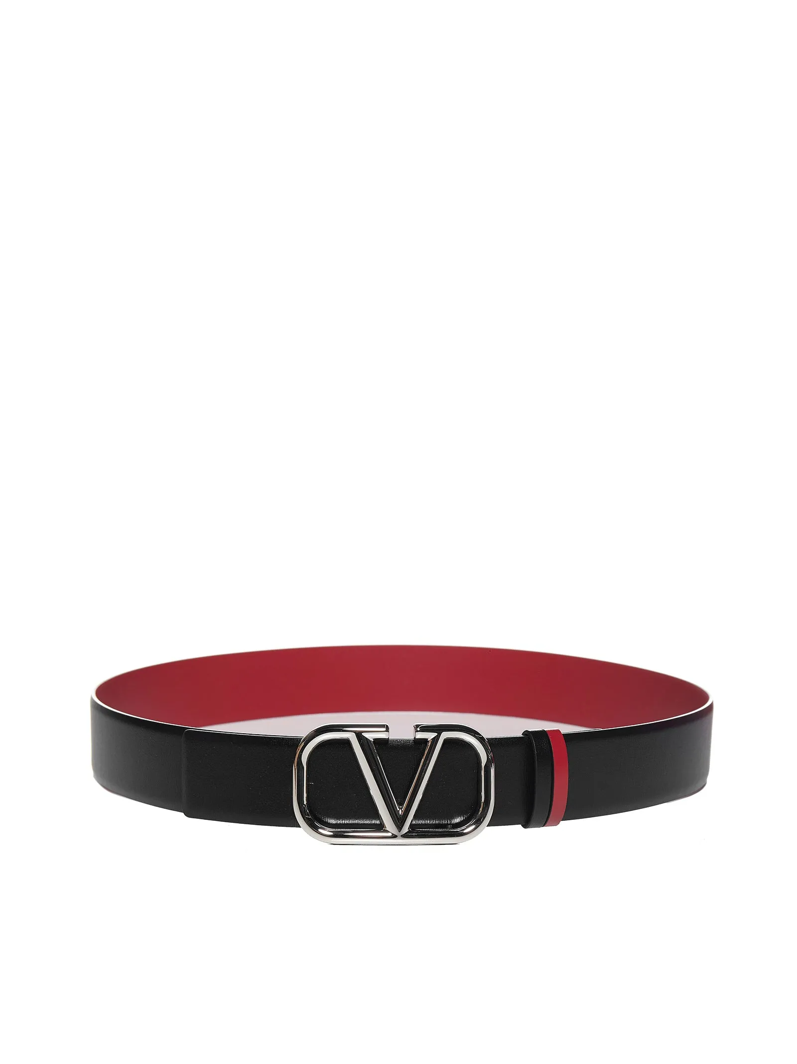 Valentino-VLogo Plaque Reversible Belt