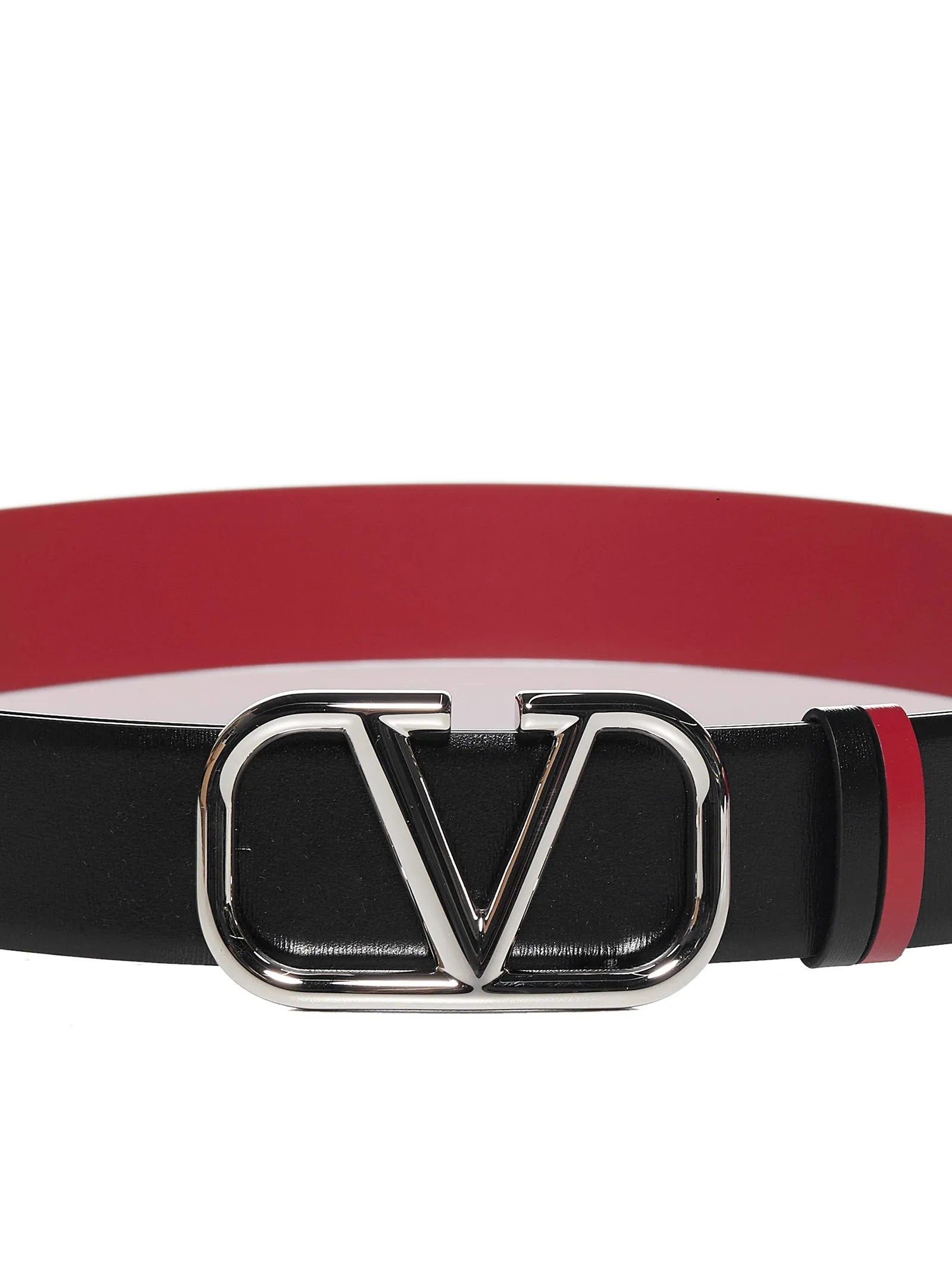 Valentino-VLogo Plaque Reversible Belt