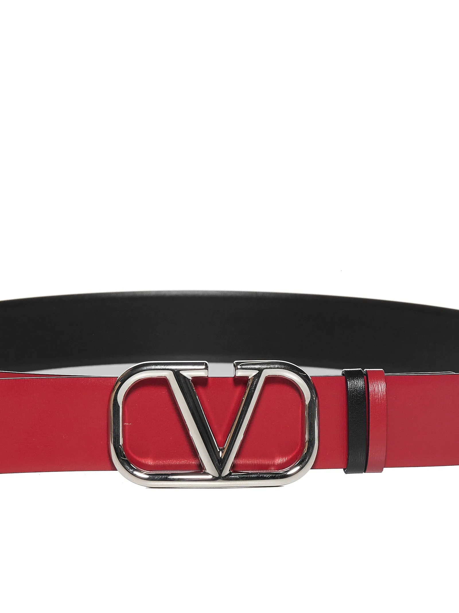 Valentino-VLogo Plaque Reversible Belt