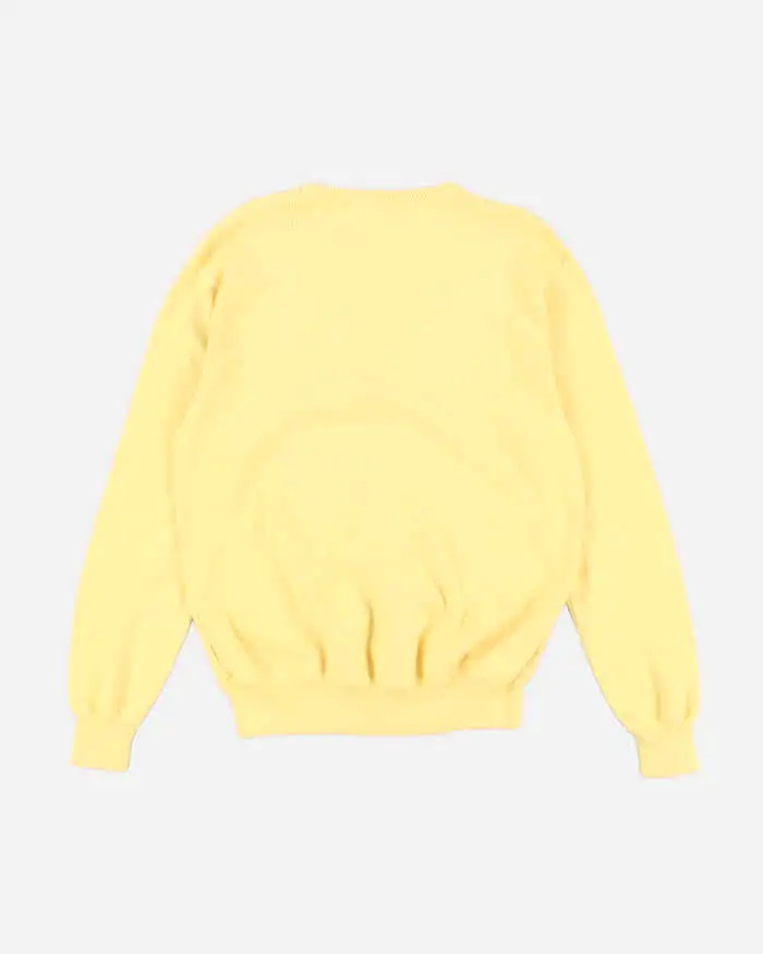 Vintage 90s Polo by Ralph Lauren Yellow Light Sweatshirt - M