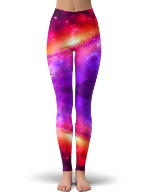 Violet Realm Foil Leggings