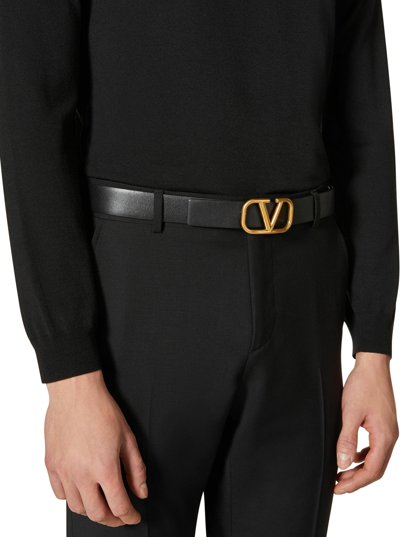 VLOGO SIGNATURE BELT IN CALFSKIN 30 MM