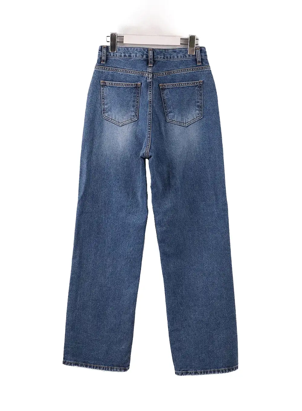 Washed Straight Leg Jeans IF408