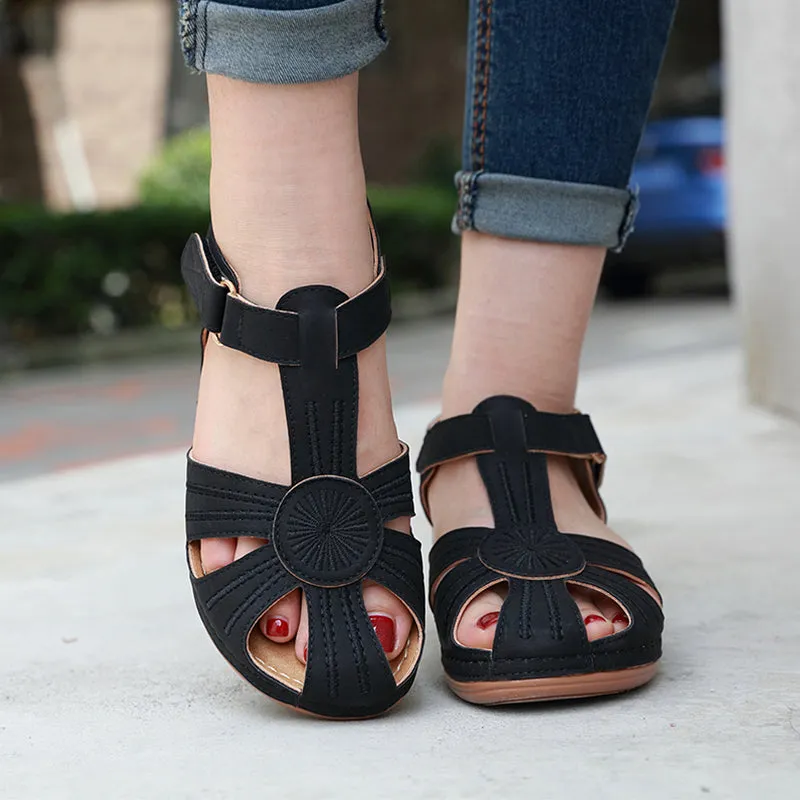 Women's Splicing Casual Sandals-SIKETU