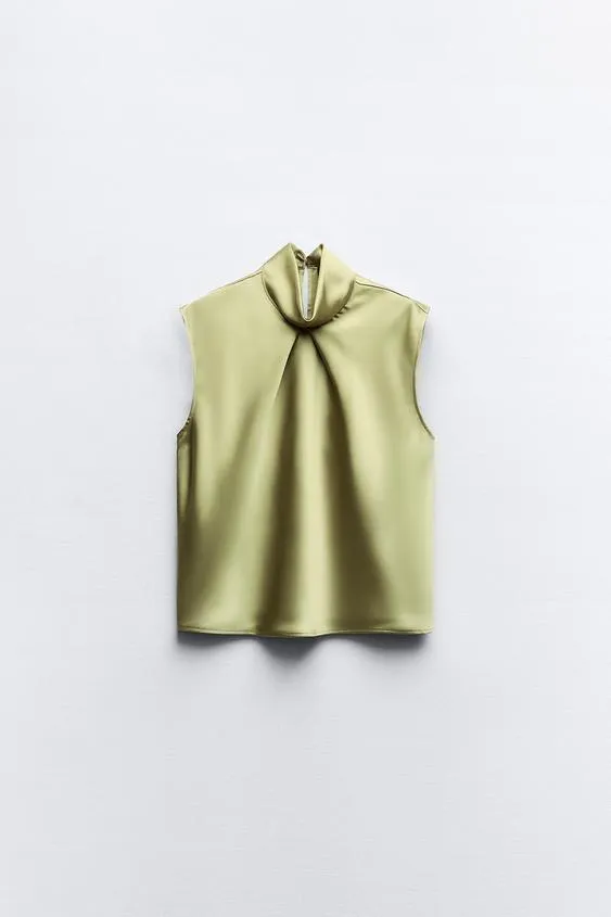 ZARA  |Casual Style Sleeveless Party Style Elegant Style