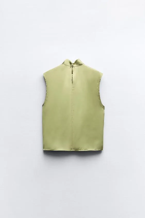 ZARA  |Casual Style Sleeveless Party Style Elegant Style